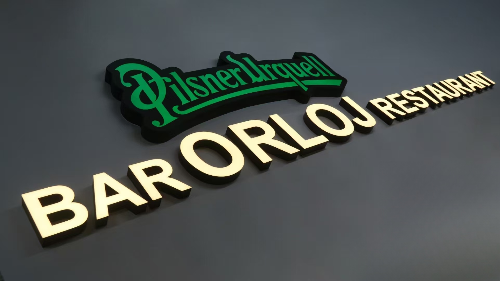 Seamless Front Lit Channel Letters with Trimless Design for Storefront ...